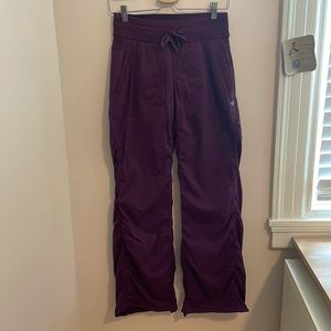lululemon Dance Studio Pant Size 4 Deep Berry/Burgundy